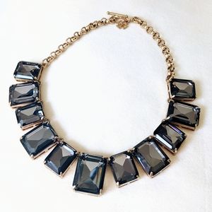 Black and gold statement necklace